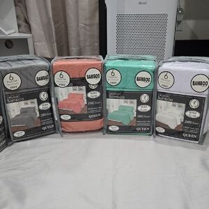 Organic Bamboo 2500 Series Ultra Plush 6 Piece Sheet Set - Queen